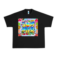 Black Sweet Summer Time Urban Heavy Tee - CowhideDigitalArt