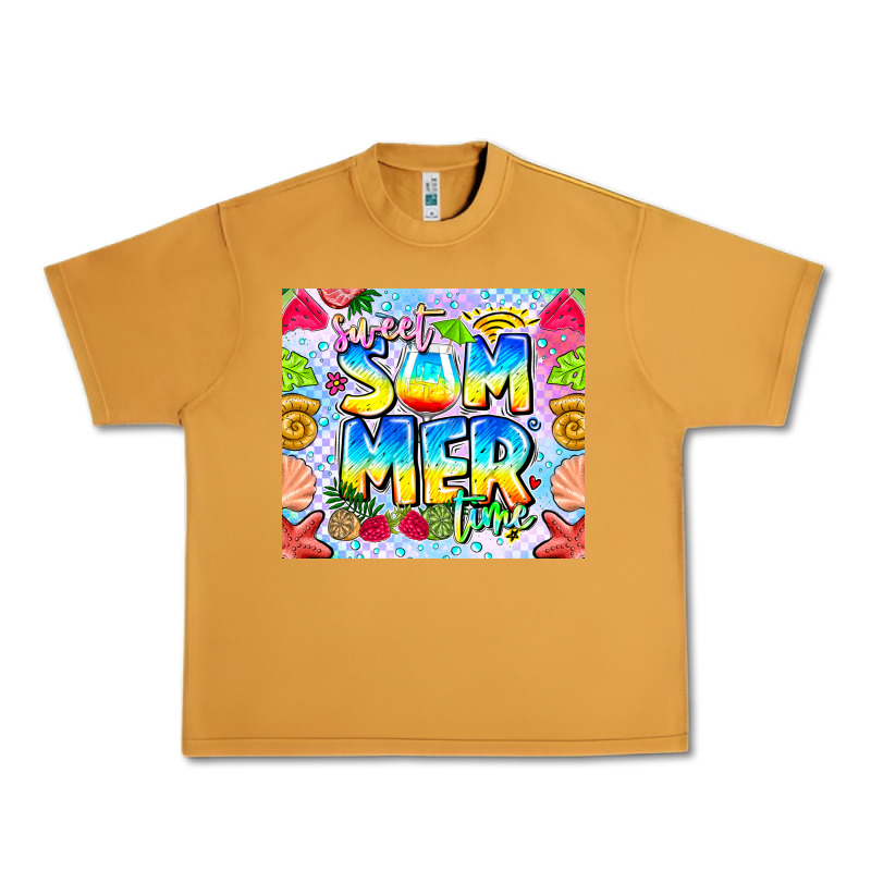 Sweet Summer Time Urban Heavy Tee by CowhideDigitalArt | Teevron