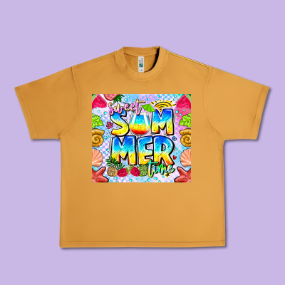 Sweet Summer Time Urban Heavy Tee Designed By Cowhidedigitalart