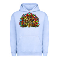 Pigment Grape Ice christmas rainbow with leopard cactus Urban Hoodie - RanaPortraitStore