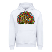 White christmas rainbow with leopard cactus Urban Hoodie - RanaPortraitStore