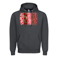 Smoke valentine's day brushstrokes Zipper Hoodie - RanaPortraitStore