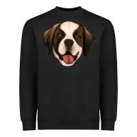 Black st bernard Heavyweight Sweatshirt - Jasminsmagicworld