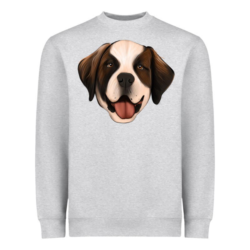 St Bernard Heavyweight Sweatshirt by Jasminsmagicworld | Teevron