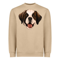 Mushroom st bernard Heavyweight Sweatshirt - Jasminsmagicworld