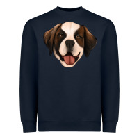 Navy st bernard Heavyweight Sweatshirt - Jasminsmagicworld