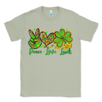 Matcha St. Patrick's Day Peace love luck Classic Tee - OliviaCreatesArt