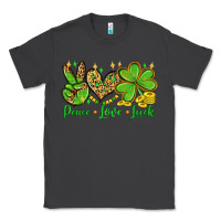 Smoke St. Patrick's Day Peace love luck Classic Tee - OliviaCreatesArt