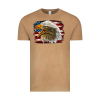 Vintage Camel Western American Flag Eagle Vintage Tee - LillyAllenDesigns