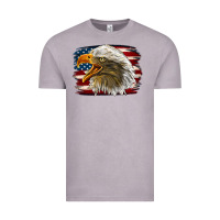 Vintage Zinc Western American Flag Eagle Vintage Tee - LillyAllenDesigns