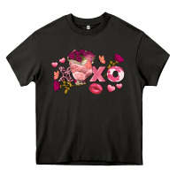 Asphalt Chicken Valentine's Day xoxo Heavy Core Tee - FaDigitalArtStudio