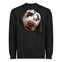 Black Dalmatian Heavyweight Sweatshirt - Jasminsmagicworld