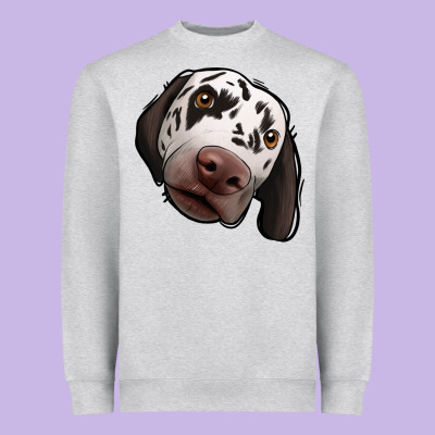 Dalmatian Heavyweight Sweatshirt Designed By Jasminsmagicworld