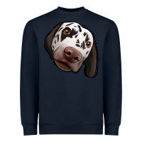 Navy Dalmatian Heavyweight Sweatshirt - Jasminsmagicworld