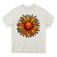 Cream Basketball Sunflower Heavy Core Tee - Jasminsmagicworld