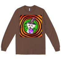 Chestnut halloween bichons frise dog Long Sleeve Tee - LillyAllenDesigns
