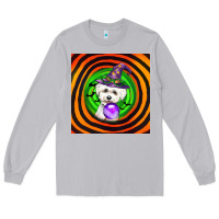 Moon Dust halloween bichons frise dog Long Sleeve Tee - LillyAllenDesigns