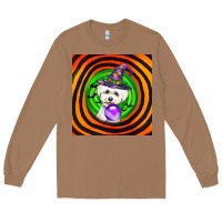 Toasted Coconut halloween bichons frise dog Long Sleeve Tee - LillyAllenDesigns