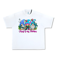 White Jesus Is My Anchor Urban Heavy Tee - CowhideDigitalArt