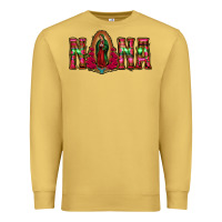 Antique Gold nana floral aztec leopard Premium Sweatshirt - Jasminsmagicworld