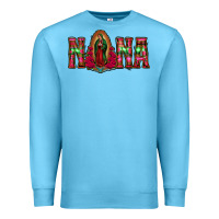 Ocean Blue nana floral aztec leopard Premium Sweatshirt - Jasminsmagicworld