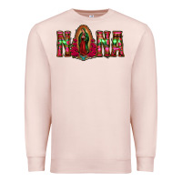 Pale Pink nana floral aztec leopard Premium Sweatshirt - Jasminsmagicworld