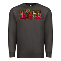 Smoke nana floral aztec leopard Premium Sweatshirt - Jasminsmagicworld
