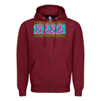 Burgundy floral mama mother's day license plate Zipper Hoodie - Jasminsmagicworld
