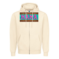 Sandshell floral mama mother's day license plate Zipper Hoodie - Jasminsmagicworld