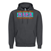 Smoke floral mama mother's day license plate Zipper Hoodie - Jasminsmagicworld