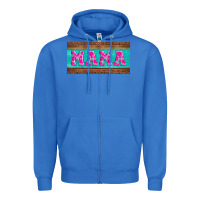 True Royal floral mama mother's day license plate Zipper Hoodie - Jasminsmagicworld