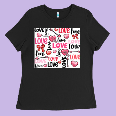 Love Ladies Tee Designed By Lillyallendesigns