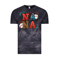Cloud Black Baseball nana leopard frame Vintage Tee - LillyAllenDesigns