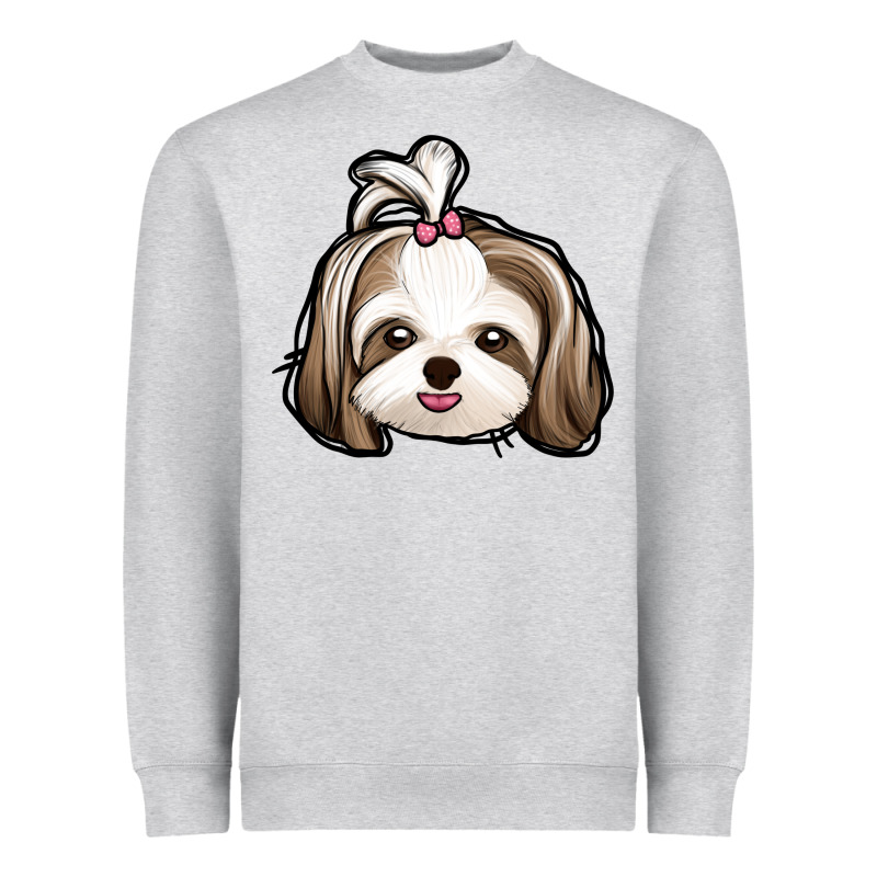 Shih Tzu Heavyweight Sweatshirt by Jasminsmagicworld | Teevron