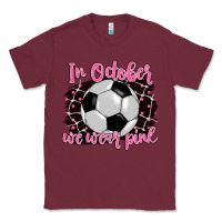 Burgundy in october we wear pink soccer Classic Tee - BarkalooDesign