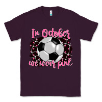 Plum in october we wear pink soccer Classic Tee - BarkalooDesign
