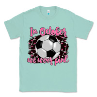 Seafoam in october we wear pink soccer Classic Tee - BarkalooDesign