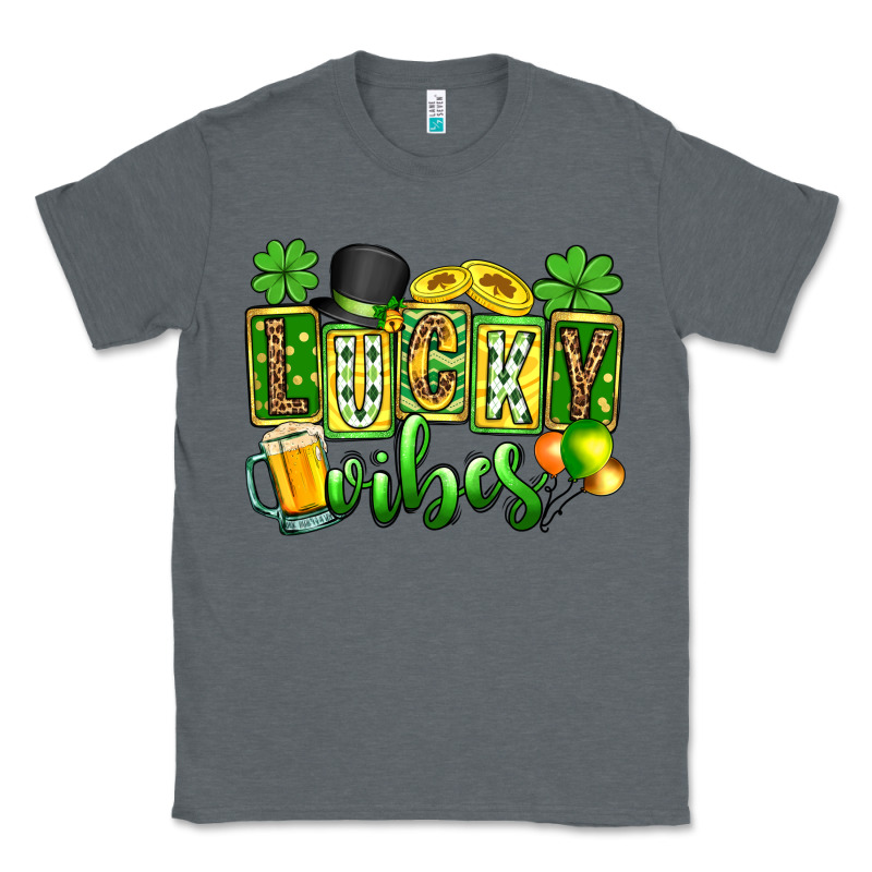 St. Patrick's Lucky Vibes Classic Tee by OliviaCreatesArt | Teevron