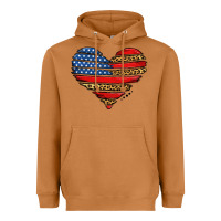 Meerkat american leopard brushstroke heart Heavyweight Hoodie - Jasminsmagicworld