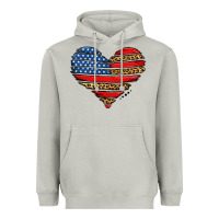 Moon Dust american leopard brushstroke heart Heavyweight Hoodie - Jasminsmagicworld