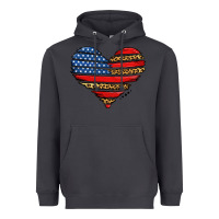 Smoke american leopard brushstroke heart Heavyweight Hoodie - Jasminsmagicworld