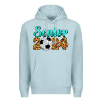 Blue Mist soccer senior 2024 Premium Hoodie - BarkalooDesign
