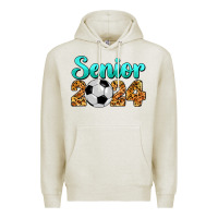 Oatmeal Heather soccer senior 2024 Premium Hoodie - BarkalooDesign