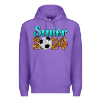 Purple soccer senior 2024 Premium Hoodie - BarkalooDesign