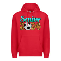 Red soccer senior 2024 Premium Hoodie - BarkalooDesign