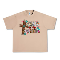 Burro jesus is my valentine Urban Heavy Tee - CowhideDigitalArt