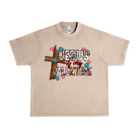 French Oak jesus is my valentine Urban Heavy Tee - CowhideDigitalArt
