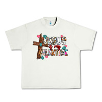 Pistachio jesus is my valentine Urban Heavy Tee - CowhideDigitalArt