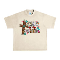 Sandshell jesus is my valentine Urban Heavy Tee - CowhideDigitalArt