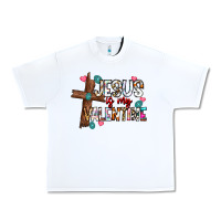 White jesus is my valentine Urban Heavy Tee - CowhideDigitalArt